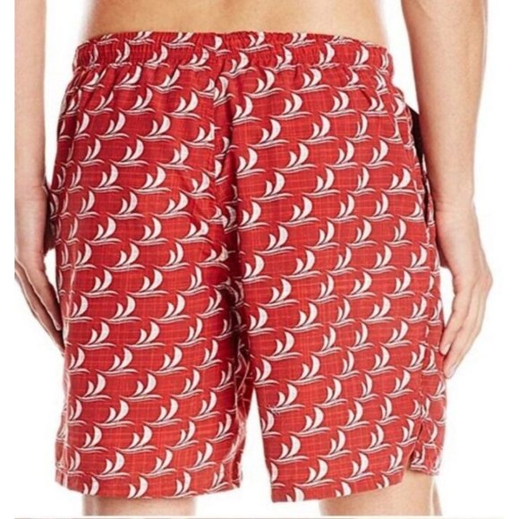 Fit4U Man UR Beach Boxers Size XLarge Swim Burgandy UPF 40+ Quick Dry Soft - Picture 2 of 11